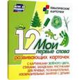 russische bücher:  - Мои первые слова. 12 развивающих карточек с картинками зеленого цвета, стихами, загадками, рисунками