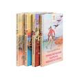 russische bücher:  - Приключения барона Мюнхгаузена, Остров сокровищ, Робинзон Крузо, Путешествия Гулливера. Комплект из 4 книг: