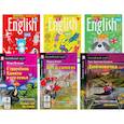russische bücher: Пучкова Ю.Я., Перро Ш., Андерсен Х.К. - Страусенок Хампти и его семья. Кот в сапогах. Дюймовочка + Тетради для записи английских слов.(комплект из 3-х книг + 3 тетради). Книги на англ.языке
