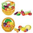 russische bücher: Цветкова Т.В. - Комплект. Собери корзинку с овощами и фруктами. Дидактический набор