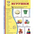 russische bücher:  - Игрушки. Учебное издание (16 демонстрационных картинок с текстом)
